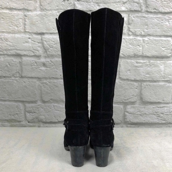 Michael Kors 'Chancellor' Suede Boot black size 7.5. EUC NO FLAWS - Picture 5 of 6